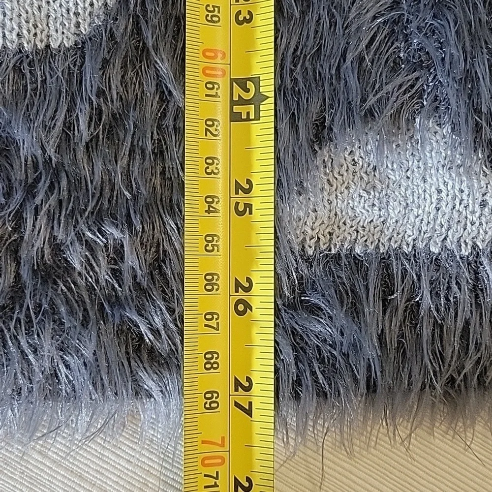 Joseph A. Gray Soft Fuzzy Polka-Dot Sweater  Size Large
